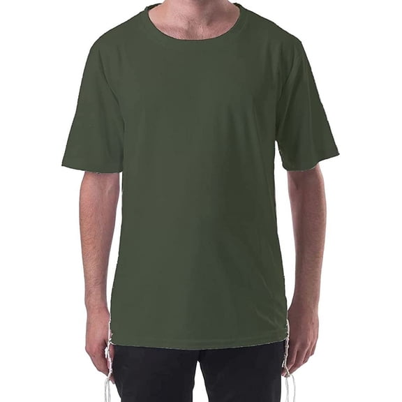 Kosher Certified T-Shirt Tzitzitt, Moisture Wicking, Perfect for Sports and Everyday Wear - Polyester Material with Slit Sides and Pockets for Arba Kanfos Strings - In Various Sizes for Optimal Fit!