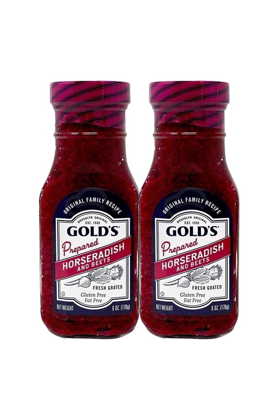Kosher Gold's Red Horseradish 6 oz, Pack of 2