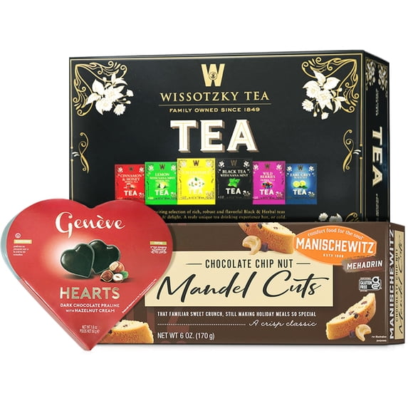 Kosher for Passover Gift Box | Passover Classics - Chocoalte - Tea - Juice - Snacks & Sweets | Passover Gift Made Easy | Perfect Bring Along Gift for Host!