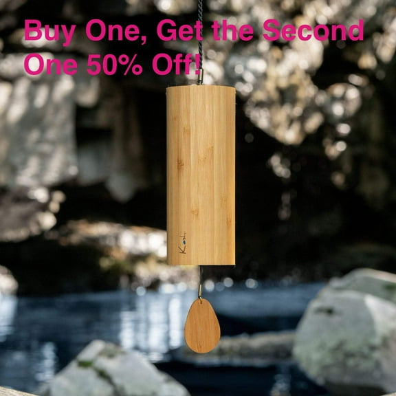 Koshi Chime Aqua (D-minor) Handcrafted Sound Healing Chime for Meditation and Sound Baths