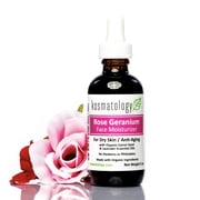 kosmatology  Rose Geranium Organic Facial Moisturizer for Dry and Aging Skin | Vegan | 2 fl oz