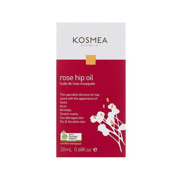 Kosmea Organic Rosehip Oil ACO Certified - Anti-Aging Benefits for Face & Body