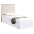 thumbnail image 1 of Kosmo Upholstered Twin Panel Headboard Sand, 1 of 8