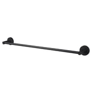 Kosmos Matte Black 24 1/2 inch Towel Holder Bar