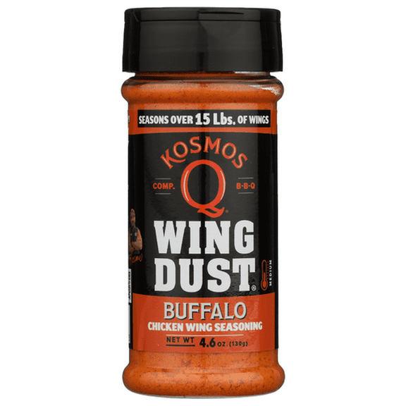 Kosmos Q Buffalo Wing Seasoning 4.6 oz (Pack of 6)