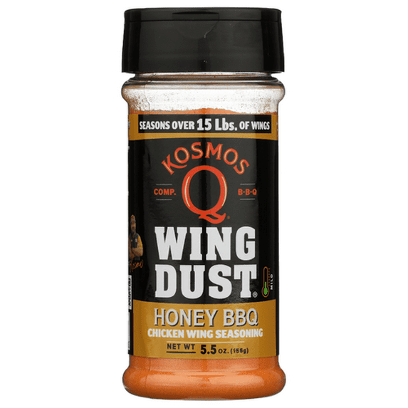 Kosmos Q Seasoning Wing Honey BBQ 5.5 oz (Pack of 6)