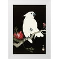 thumbnail image 1 of Koson, Ohara 11x14 White Modern Wood Framed Museum Art Print Titled - Cockatoo and pomegranate, 1 of 4