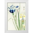 thumbnail image 1 of Koson, Ohara 13x18 White Modern Wood Framed Museum Art Print Titled - Irises, 1 of 4