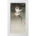 thumbnail image 1 of Koson, Ohara 18x32 White Modern Wood Framed Museum Art Print Titled - Bohemian waxwing birds, 1 of 4