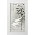 thumbnail image 1 of Koson, Ohara 18x32 White Modern Wood Framed Museum Art Print Titled - Two egrets in flight, 1 of 4