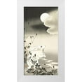 thumbnail image 1 of Koson, Ohara 9x14 White Modern Wood Framed Museum Art Print Titled - Rabbit at full moon, 1 of 4