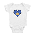 thumbnail image 1 of Kosovo Flag Heart Love Funny Baby Clothing Bodysuits Boy Girl Clothes, 1 of 5