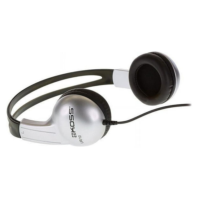Koss Adjustable Headband Over-Ear Headphones, Gray, UR10