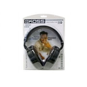 Koss Closed-Back Circumaural Stereo Headphones, Black