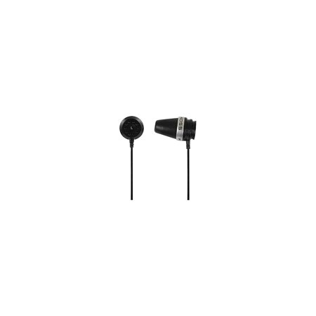 Koss In-Ear Stereophone with Microphone Element Connects to Tubular Port, Black