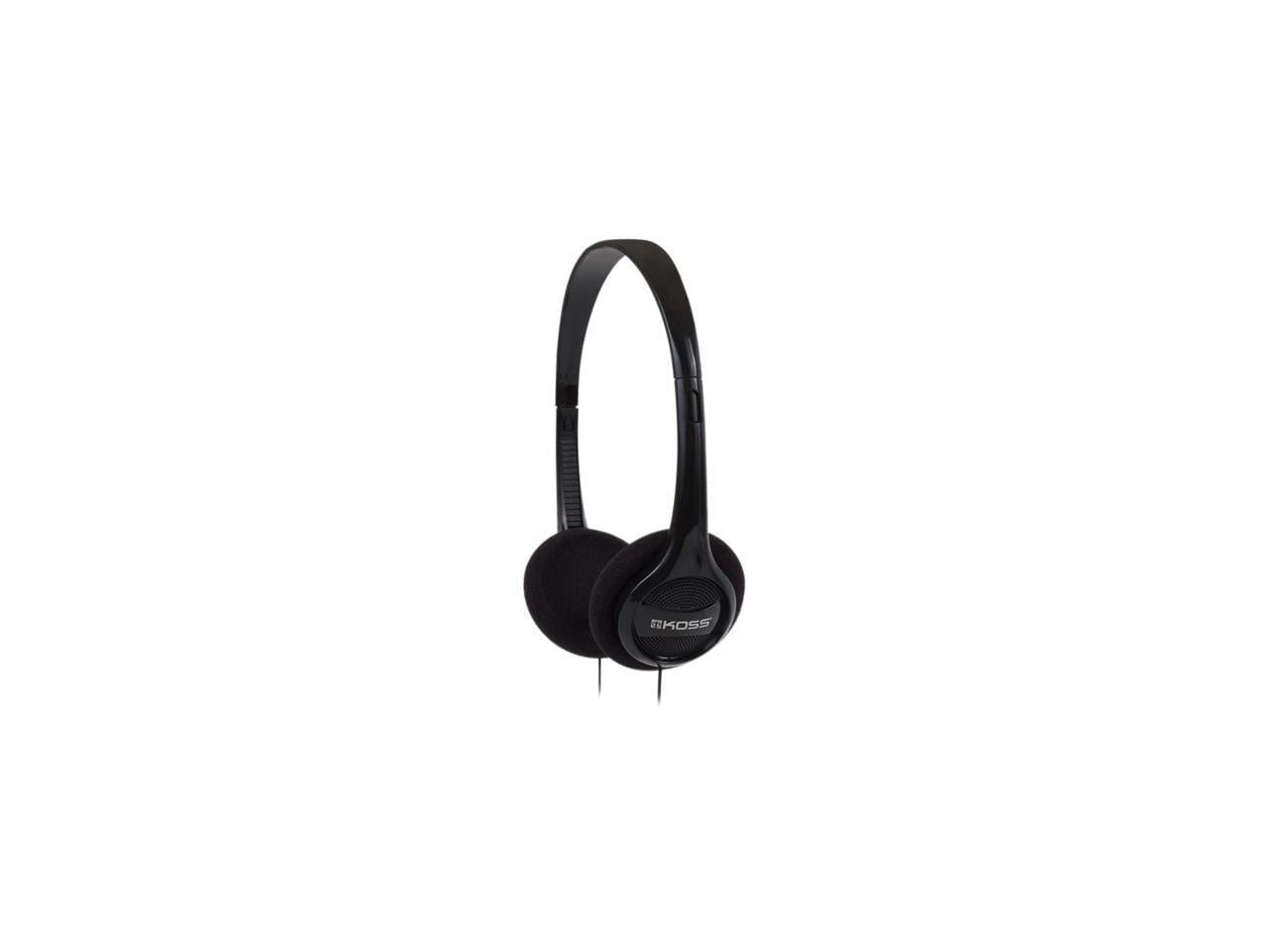 Koss KPH7 On-Ear Portable Lightweight Stereo Headphones, Black