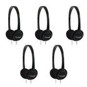 Koss On-Ear Headphones Black 5/Pack 190238 KITHEADPHOS