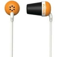 thumbnail image 1 of Koss Plug Earbud Noise Isolating Headphones with Memory Foam Cushions, Orange, 1 of 1