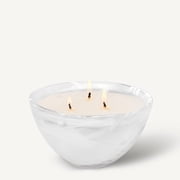 Kosta Boda Contrast Candle Woodland Vanilla White Glass Bowl Anna Ehrner 90 Hour