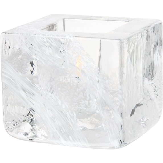 Kosta Boda Brick Votive, White