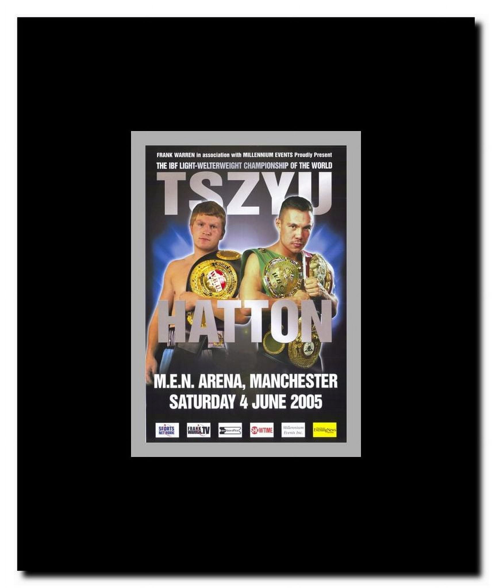 Kostya Tszyu vs Ricky Hatton Framed Movie Poster