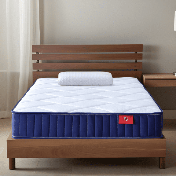 Kosynda 6 inch Twin Mattress, Medium Hybrid Mattress with Pocketed Coil, Cool Memory Foam and Breathable Euro Cover