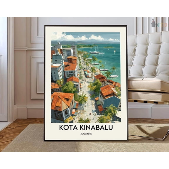 Kota Kinabalu Sabah Poster Unframed Paper Print