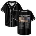 thumbnail image 1 of Kota The Friend No Rap On Sunday Tour 2025 Merch Baseball Jersey Shirt V-Neck Women Men Short Sleeve Streetwear Clothes, 1 of 3