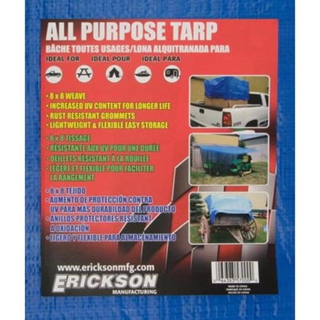 Kotap America TRA1530 Blue Poly Rip-Stop Tarp - Cut Size: 15x30ft.