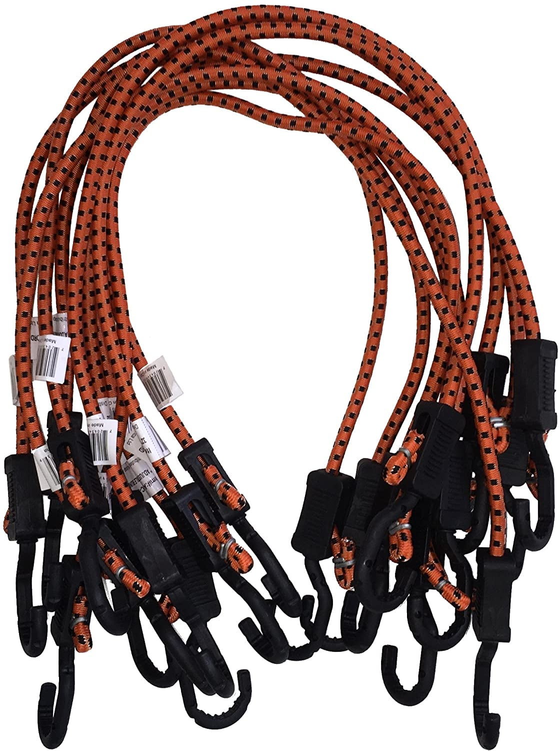 Kotap MABC32 All Purpose Adjustable Bungee Cords with Hooks, 32Inch
