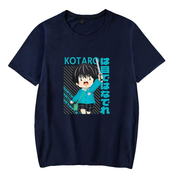Kotaro Lives Alone Casual Short Sleeve T-shirts Men Women Male Manga Streetwear Printing Harajuku
