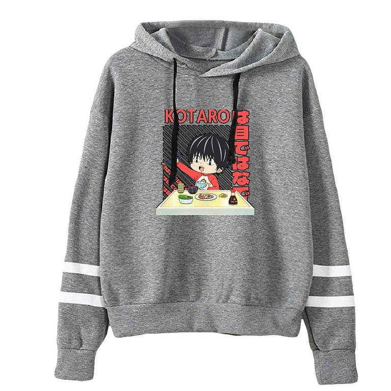 Kotaro Lives Alone Pocketless Hoodie Sweatshirt Men Women Long