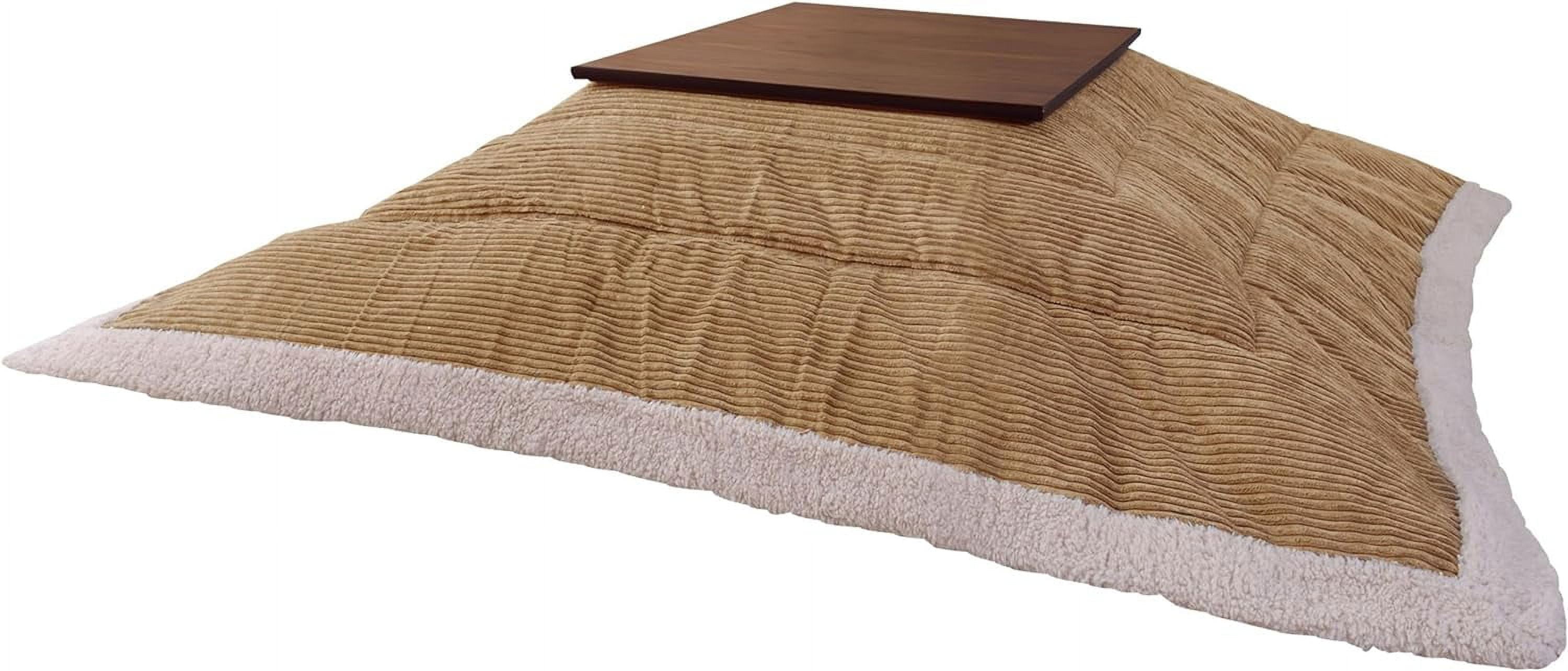 Kotatsu Futon Comforter Square Shape Corduroy Fabric Polyester Material
