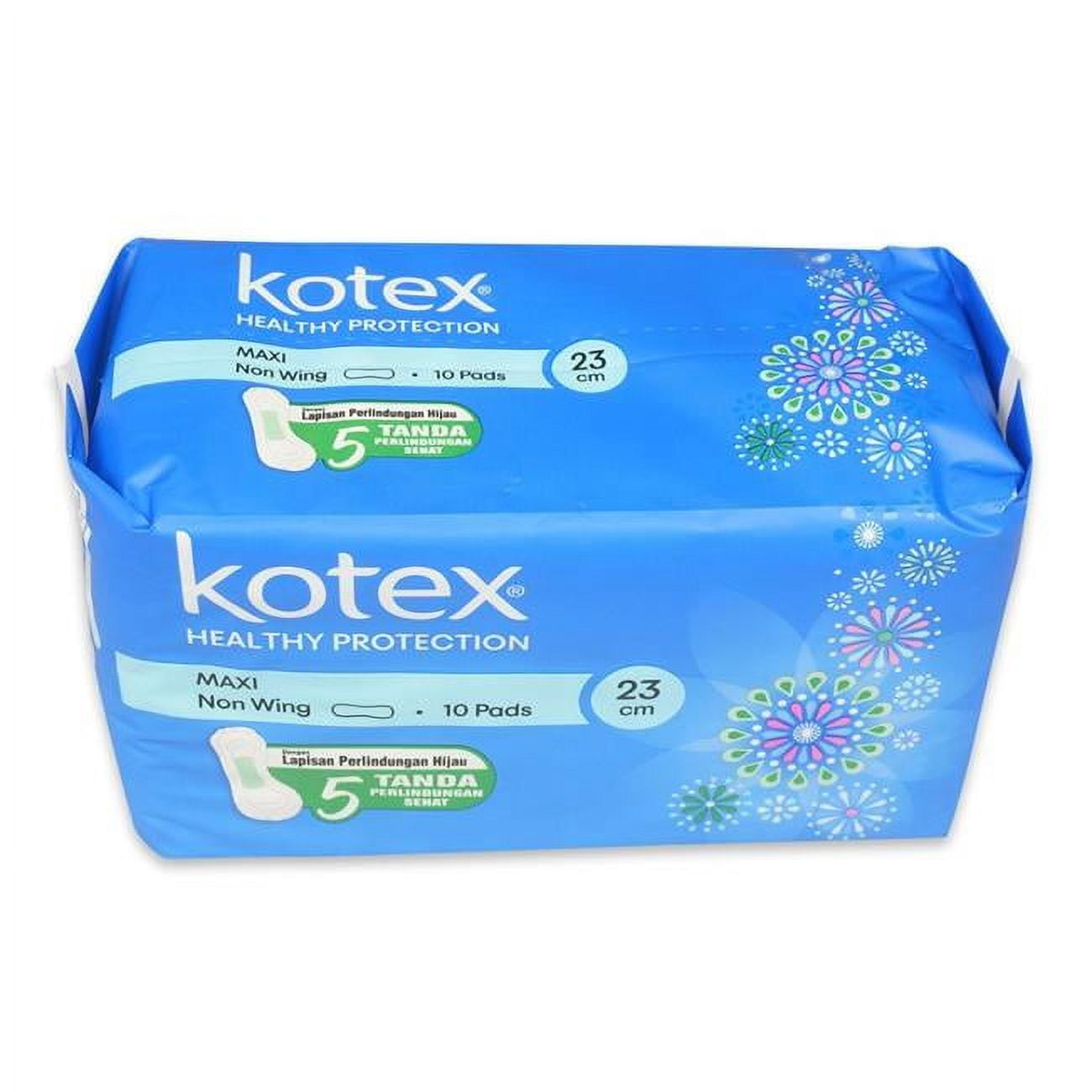 Kotex 2349877 Kotex Healthy Protection Maxi Non Wing Pad 10 Count