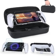 Kothab PS Portal Case, 4 in 1 PS Portal Accessories with Hard Shell Carrying Case, 2 Screen Protectors and Clear Protective Cover Case