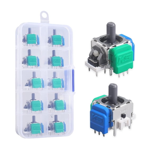 Kothab Qualitied TMR Electromagnetic Joystick Replacement for PS4/Xbox one/PS5/Switch Pro/Xbox one elite-10 Packs (TMR PS4)