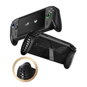 Kothab Silicone Case for ASUS ROG Xbox Ally X 2025, Built-In Kickstand, Full-Body Shockproof Protective Cover,Anti-Slip & Scratch-Resistant TPU Skin, Ergonomic Grip Cover for ROG Ally X 2025,Black