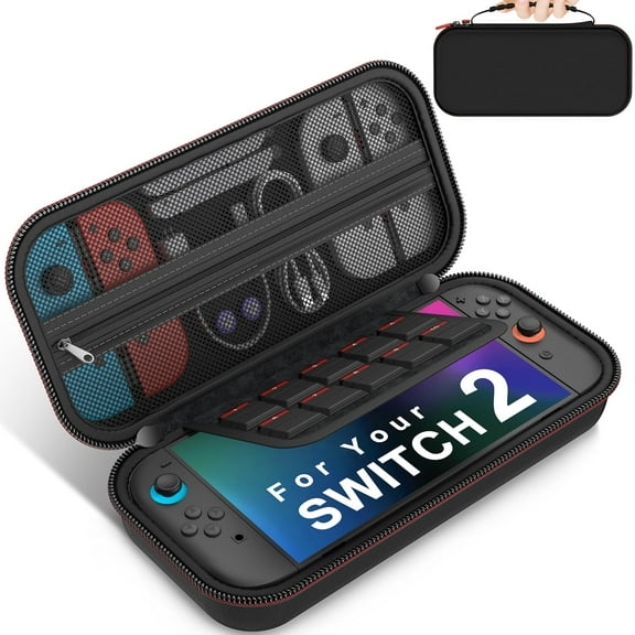 Kothab Switch 2 Case Compatible with NS Switch 2 (2025) and Switch/Switch OLED, Switch Travel Carrying Case Hard Shell Protective for NS Switch 2 Accessories and Switch 2 Games