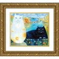 thumbnail image 1 of Kotinova, Galina 13x12 Gold Ornate Wood Framed with Double Matting Museum Art Print Titled - On Fontanka river, 1 of 4