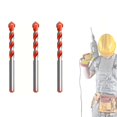 thumbnail image 1 of Kotkka Drill Bits Set, Four Blade Serrated Eccentric Twist Bits with U Type Slot, High-Strength Carbide Tip for Wood, Concrete, Brick, Glass, Tile, Metal, 3–16mm Multi-Material Drilling, 1 of 7