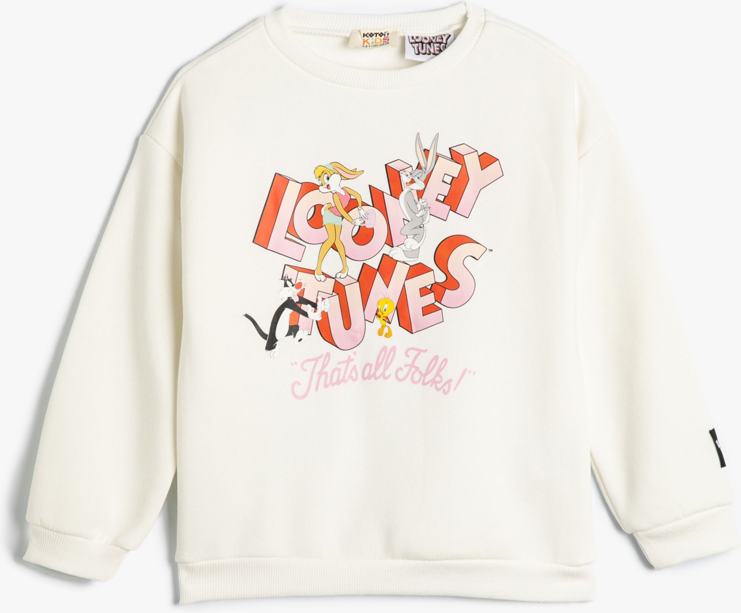 Felpa Snoopy Koton Con Licenza Ufficiale - Maniche Lunghe, Cotone Morbido, Unisex Per Bambini E Ragazzi, Verde - Foto 13