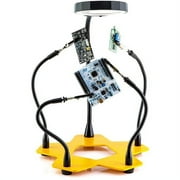 Kotto Soldering Station Third Hand PCB Holder Tool, Five Arms Soldering Magnifier, Crafts Non-Slip