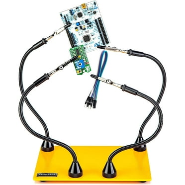 Kotto Third Hand Soldering Station, Soldering Hands with Anti-Slip Rubber feet for Base, 4 Hands for Father's Day Gifts