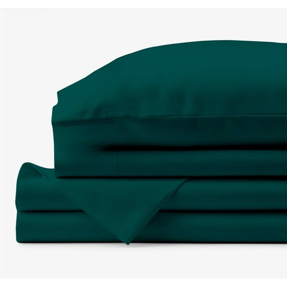 Kotton Culture 1000 TC Egyptian Cotton Twin Size Bed Sheet Set | Teal