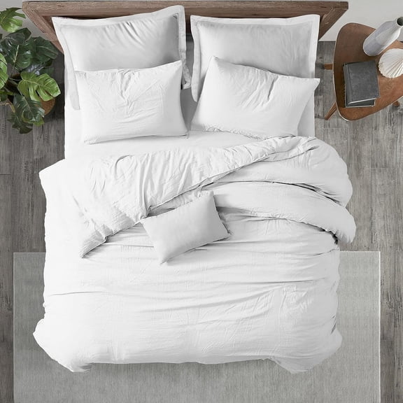 Kotton Culture 1Pc King Size Duvet Cover Only 100% Egyptian Cotton Sateen 600 TC Ultra Soft Premium Durable Comforter Cover Zipper Closure & Corner Ties, White