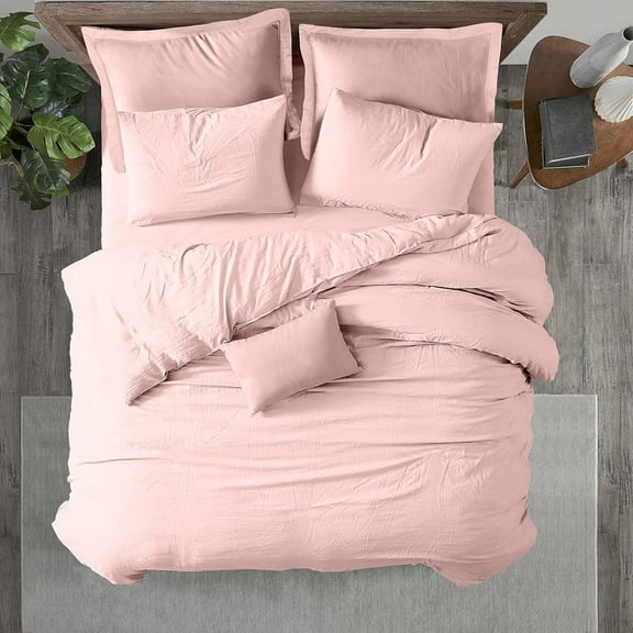 Kotton Culture 600 TC 100% Egyptian Cotton Duvet Cover (Blush, Twin/Twin-XL, 1 Piece Duvet Cover Only)