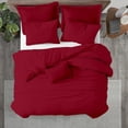 thumbnail image 1 of Kotton Culture 600 TC 100% Egyptian Cotton Duvet Cover (Burgundy, King, 1 Piece Duvet Cover Only), 1 of 4
