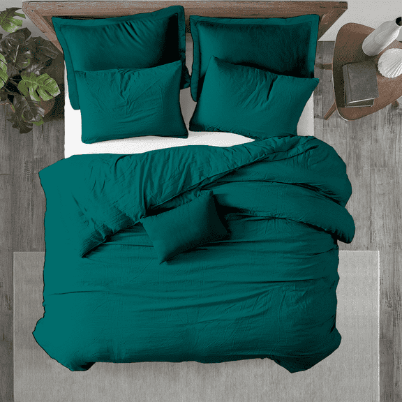 Kotton Culture 600 TC 100% Egyptian Cotton Duvet Cover (Teal, Twin/Twin-XL, 1 Piece Duvet Cover Only)