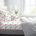 thumbnail image 1 of Kotton Culture 600 TC Bed Sheets 4 Piece 15" Inch Deep Pocket Sheet Set (Rainforest,Full), 1 of 4