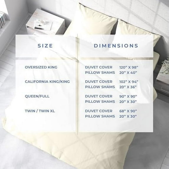 Kotton Culture 600 Thread Count 100% Egyptian Cotton Premium Duvet Cover Only - Breathable All Season Comforter Cover with Zipper Closure & Corner Ties Sateen Weave (Cream, Super Oversized King)